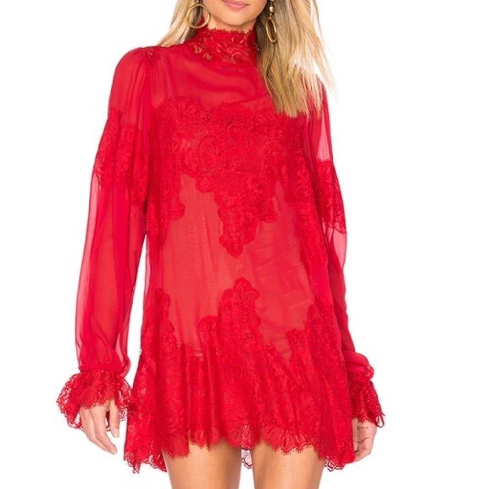 NWOT HAH Queen 4 a Day dress in Red